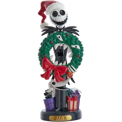 Kurt Adler - The Nightmare Before Christmas Jack Skellington with Wreath 10-Inch Nutcracker - Just $62.11! Shop now at Retro Gaming of Denver