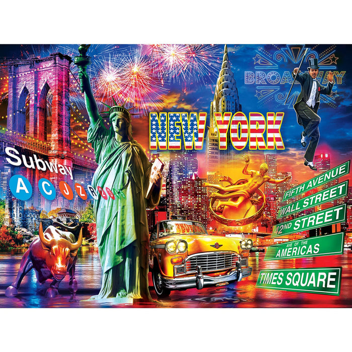 Greetings From New York City - 550 Piece Jigsaw Puzzle - Just $14.99! Shop now at Retro Gaming of Denver