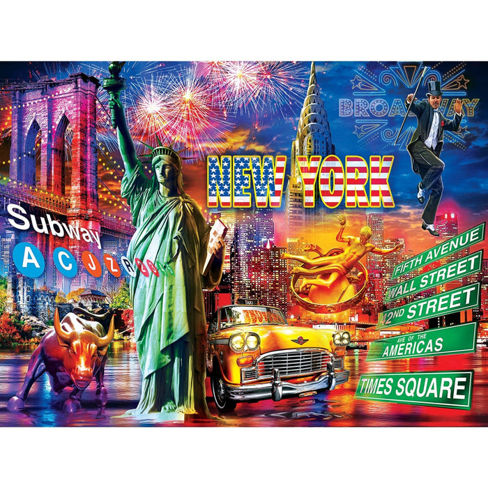 Greetings From New York City - 550 Piece Jigsaw Puzzle - for just $14.99! 