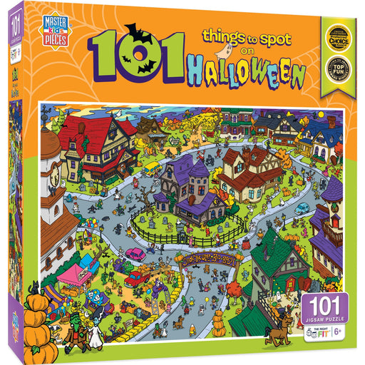 101 Things to Spot on Halloween - 101 Piece Jigsaw Puzzle - Just $12.99! Shop now at Retro Gaming of Denver