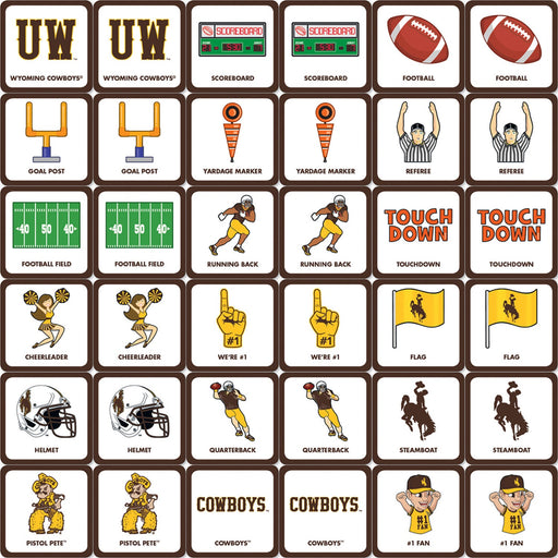 Wyoming Cowboys Matching Game - Just $7.79! Shop now at Retro Gaming of Denver