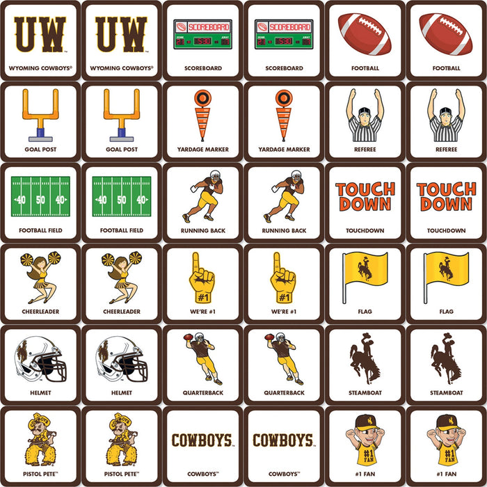 Wyoming Cowboys Matching Game - Just $7.79! Shop now at Retro Gaming of Denver