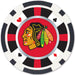 Chicago Blackhawks 100 Piece Poker Chips - for just $14.99! 