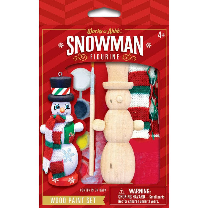 Nutcracker Snowman Ornament Wood Paint Kit - for just $7.99! 