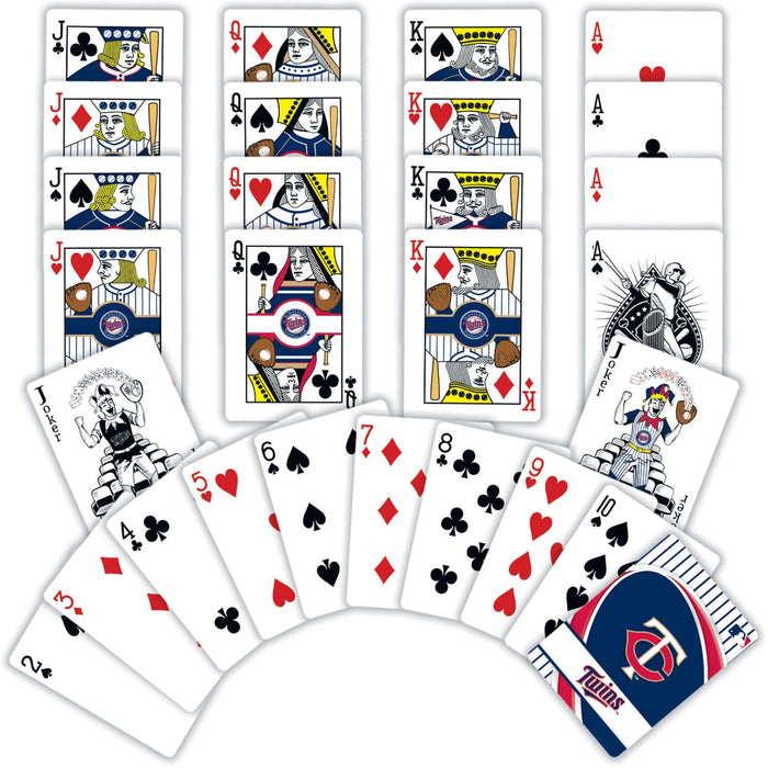 Minnesota Twins Playing Cards - 54 Card Deck - Just $6.99! Shop now at Retro Gaming of Denver