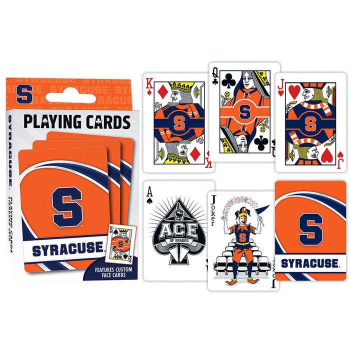 Syracuse Orange Playing Cards - 54 Card Deck - Premium Dice & Cards Sets - Just $6.99! Shop now at Retro Gaming of Denver