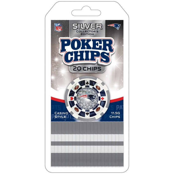 New England Patriots 20 Piece Poker Chips - Just $5.99! Shop now at Retro Gaming of Denver