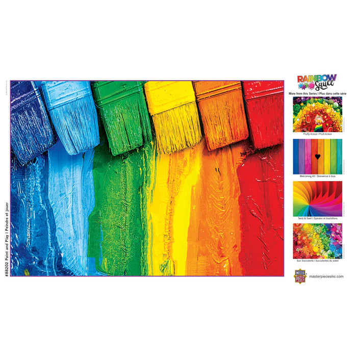 Rainbow Sauce - Paint and Play 500 Piece Jigsaw Puzzle - Just $9.99! Shop now at Retro Gaming of Denver