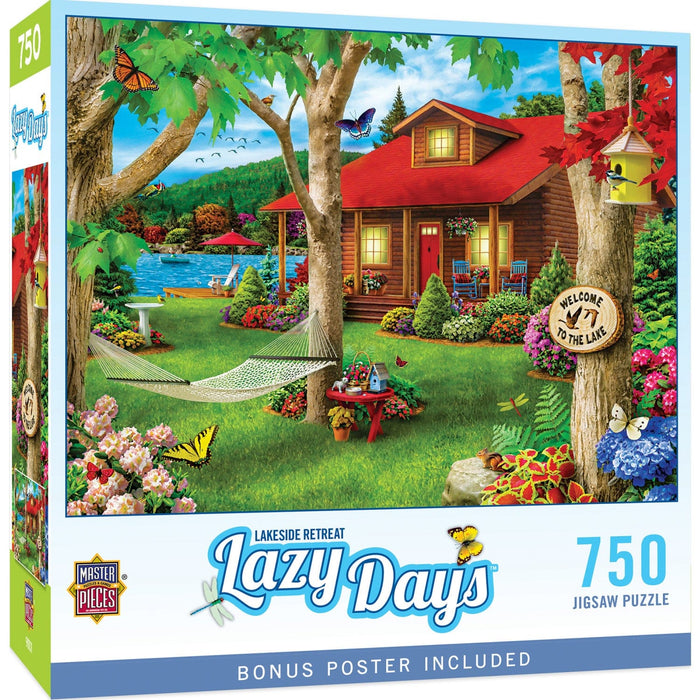 Lazy Days - Lakeside Retreat 750 Piece Jigsaw Puzzle - for just $14.99! 