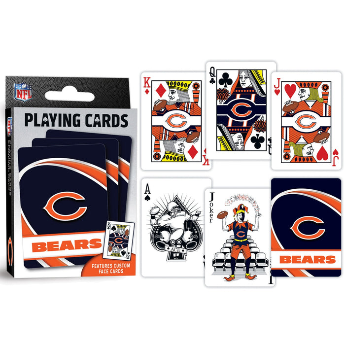 Chicago Bears Playing Cards - 54 Card Deck - Just $6.99! Shop now at Retro Gaming of Denver