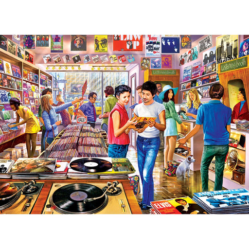 Flashbacks - Vintage Vinyl Records 1000 Piece Jigsaw Puzzle - Just $16.99! Shop now at Retro Gaming of Denver