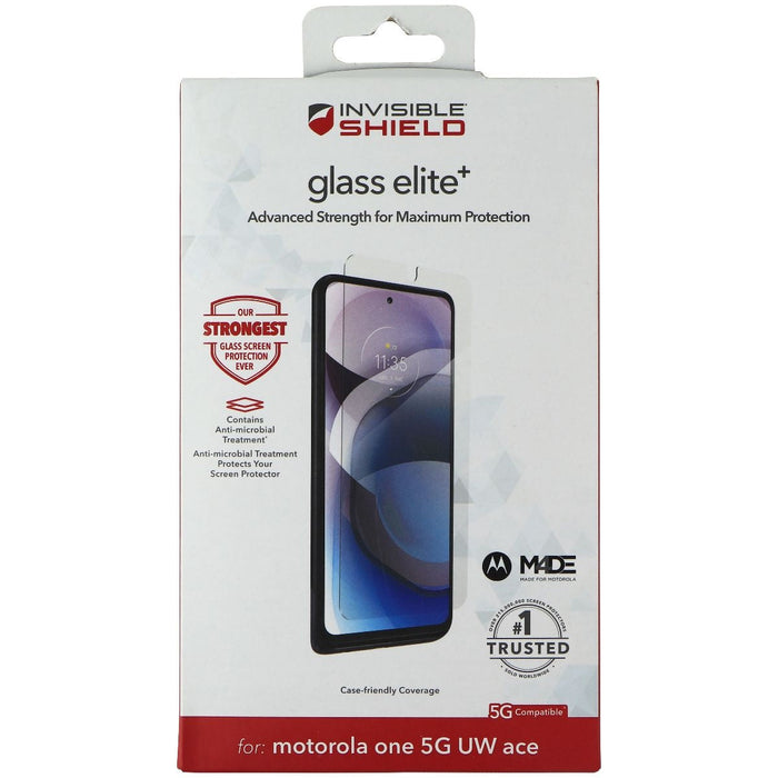 ZAGG InvisibleShield Glass Elite+ Screen for Motorola One 5G UW Ace - Clear - for just $8.09! 