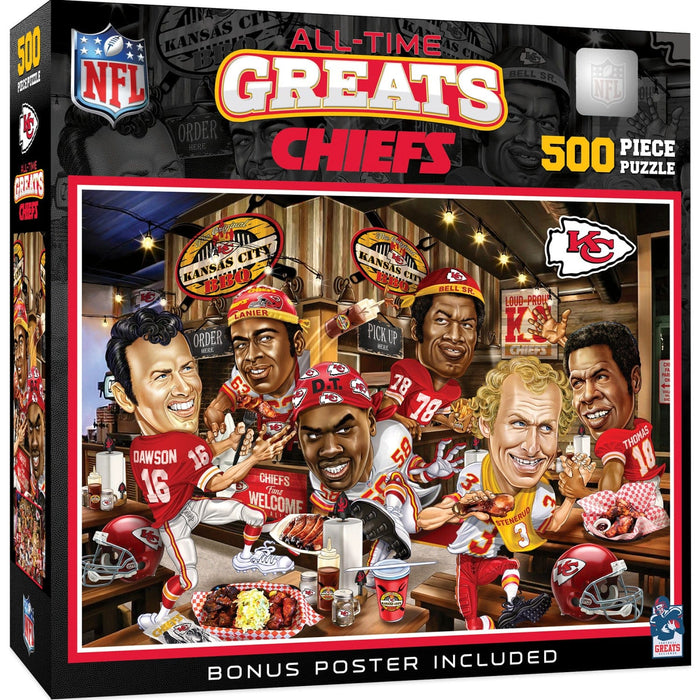 Kansas City Chiefs - All-Time Greats 500 Piece Jigsaw Puzzle - for just $19.99! 