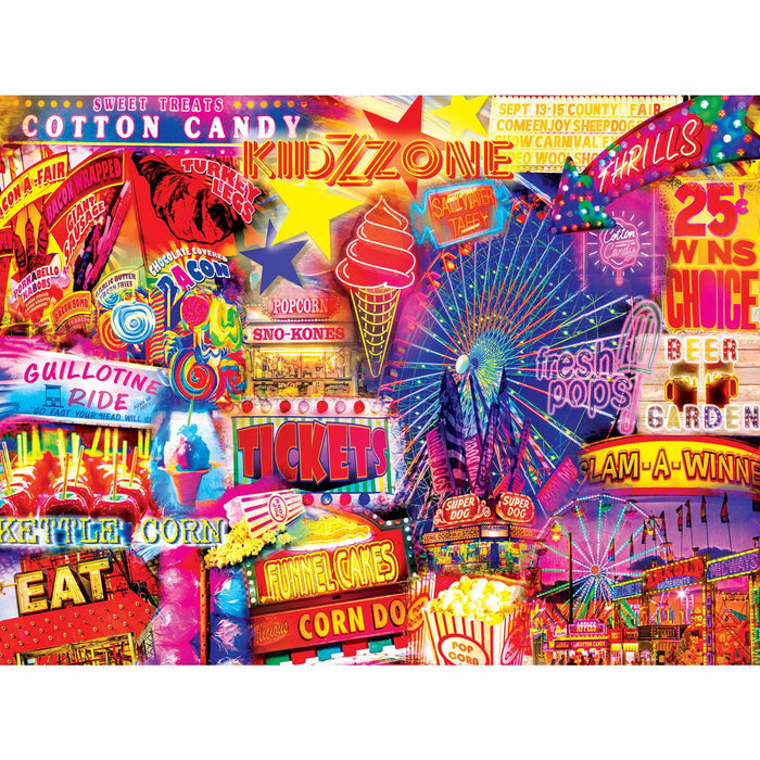 Good Eats - Fairground Nights 550 Piece Jigsaw Puzzle - Just $14.99! Shop now at Retro Gaming of Denver