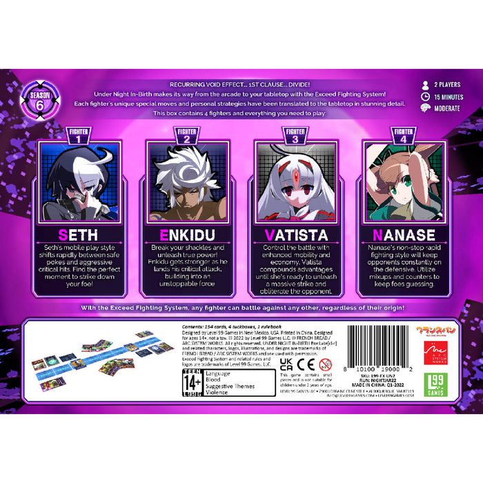 Exceed: Under Night In-Birth - Seth Box - for just $34.99! 