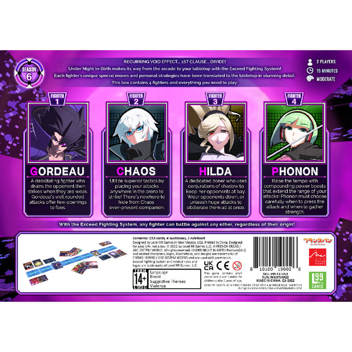 Exceed: Under Night In-Birth - Gordeau Box - for just $34.99! 