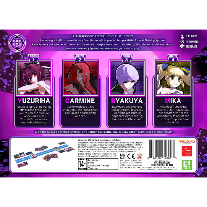 Exceed: Under Night In-Birth - Yuzuriha Box - for just $34.99! 