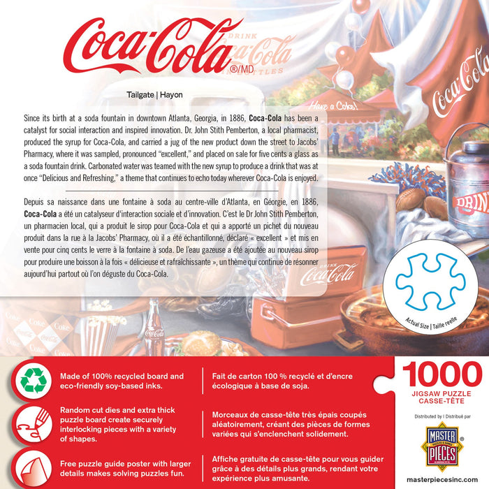 Coca-Cola - Tailgate 1000 Piece Jigsaw Puzzle - Just $16.99! Shop now at Retro Gaming of Denver