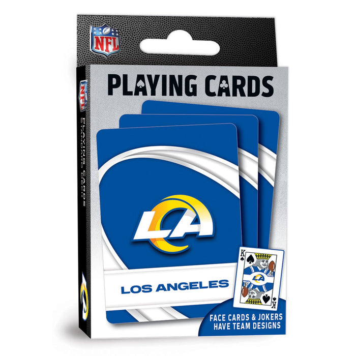 Los Angeles Rams Playing Cards - 54 Card Deck - Just $6.99! Shop now at Retro Gaming of Denver