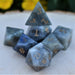 Labradorite "Moonstone" Stone Dice Set - Just $89.99! Shop now at Retro Gaming of Denver