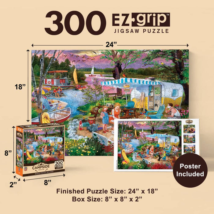 Campside - Leisure Lake 300 Piece EZ Grip Jigsaw Puzzle - for just $14.99! 