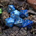 Lapis Lazuli Stone Dice Set - Just $89.99! Shop now at Retro Gaming of Denver