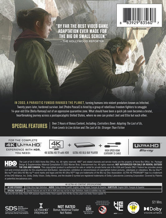 The Last of Us: The Complete First Season - Limited Edition Steelbook (4K UHD) - for just $49.99! 