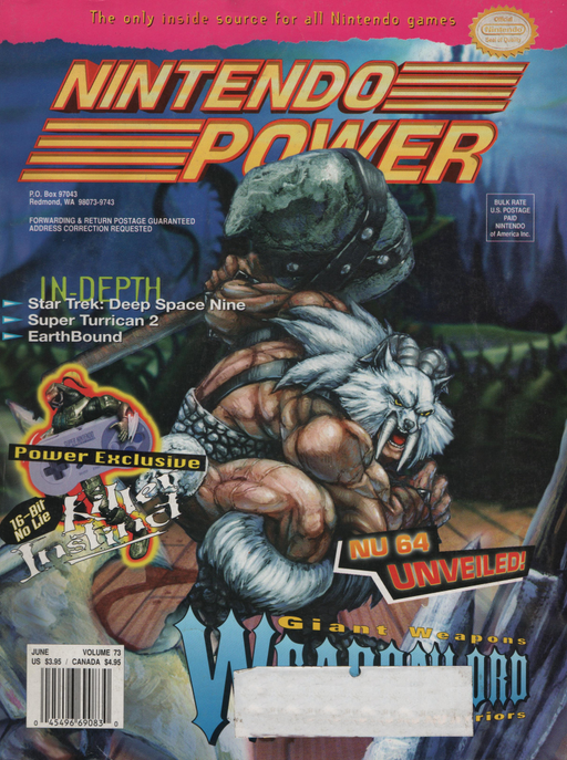 Nintendo Power June 1995 Volume 73 (Books) - Just $9.99! Shop now at Retro Gaming of Denver