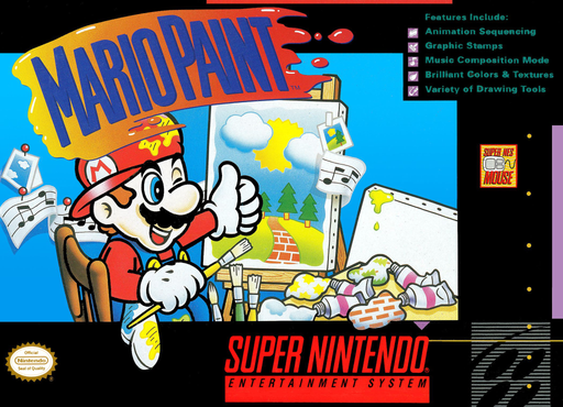 Mario Paint with Mouse (Super Nintendo) - for just $0! 