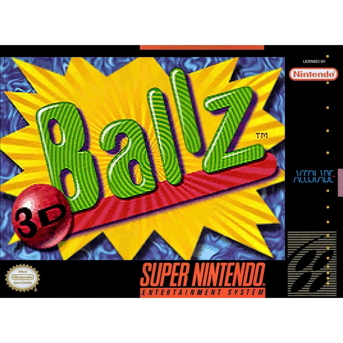 Ballz 3D (Super Nintendo) - Just $0! Shop now at Retro Gaming of Denver