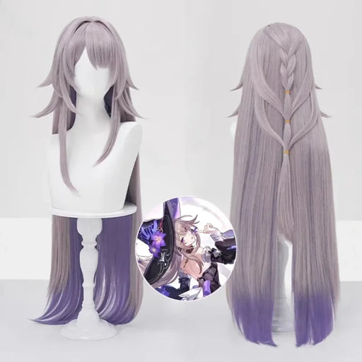 Lavender Herta Cosplay Wig – Long Straight Gradient Purple Hair - for just $62.95! 