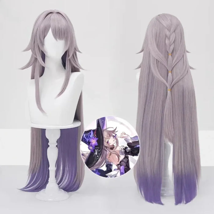Lavender Herta Cosplay Wig – Long Straight Gradient Purple Hair - for just $62.95! 