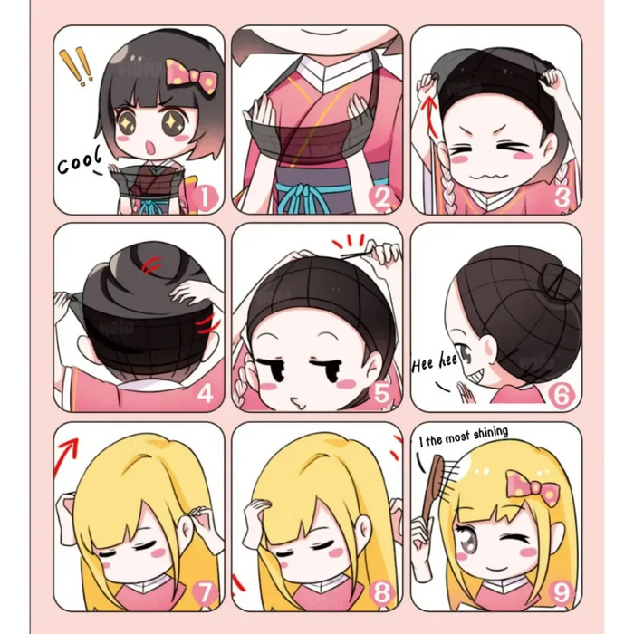 Lavender Herta Cosplay Wig – Long Straight Gradient Purple Hair - for just $62.95! 