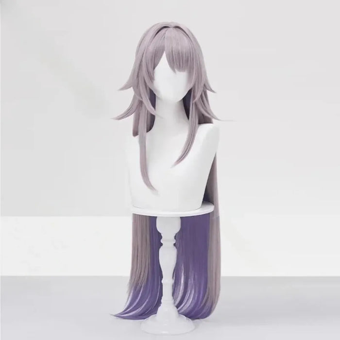 Lavender Herta Cosplay Wig – Long Straight Gradient Purple Hair - for just $62.95! 
