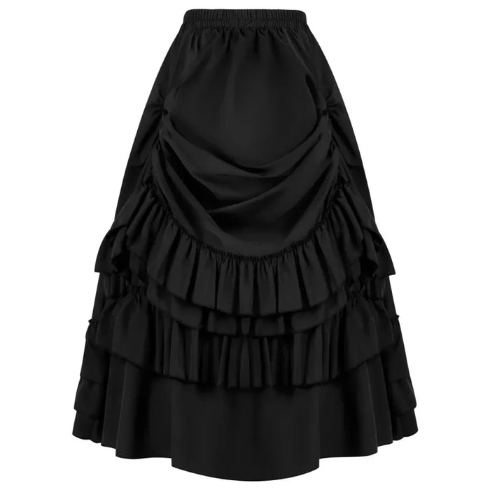 Layered Steampunk Skirt – Victorian Ruffles Cosplay Gothic - for just $73.95! 