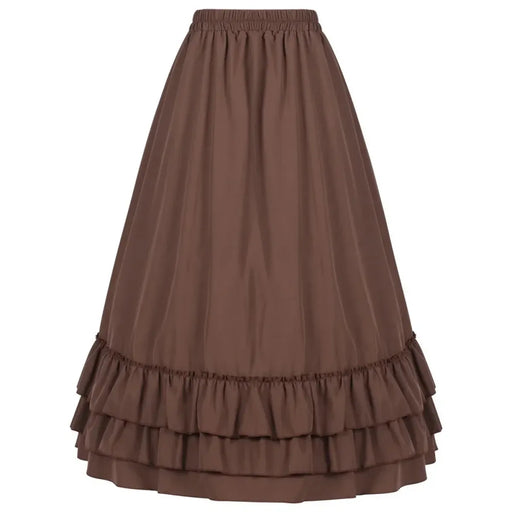 Layered Steampunk Skirt – Victorian Ruffles Cosplay Gothic - for just $73.95! 