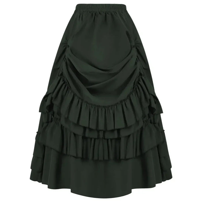 Layered Steampunk Skirt – Victorian Ruffles Cosplay Gothic - for just $73.95! 