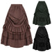 Layered Steampunk Skirt – Victorian Ruffles Cosplay Gothic - for just $73.95! 