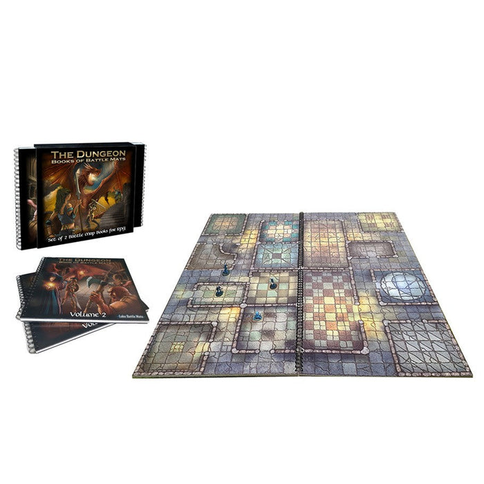 Books of Battle Mats: The Dungeon - for just $46.99! 