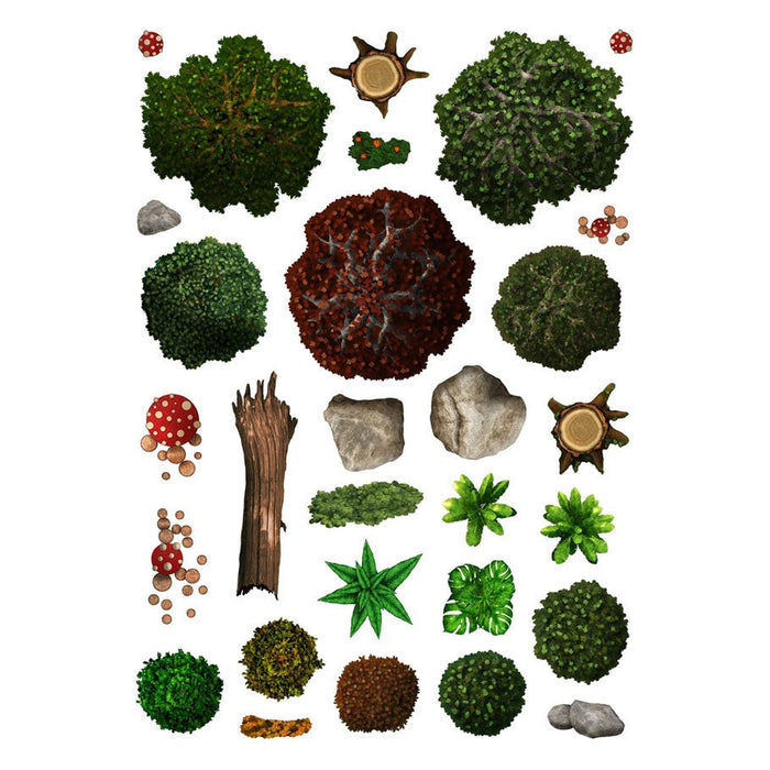 Battle Mats: Add On Scenery - Wilderness - for just $12.99! 