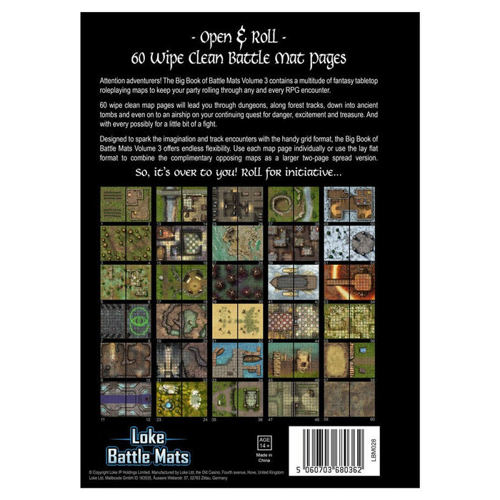 Big Book of Battle Mats Volume III - for just $26.99! 