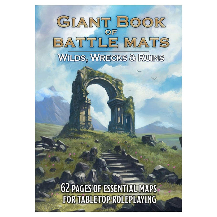 Giant Book of Battle Mats: Wilds, Wrecks & Ruins - for just $46.99! 