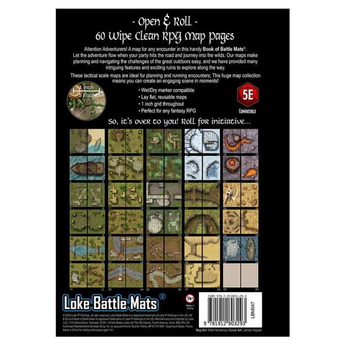 Big Book of Battle Mats: Wilds, Wrecks & Ruins - for just $26.99! 