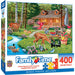 Family Time - Creekside Gathering 400 Piece Jigsaw Puzzle - for just $14.99! 