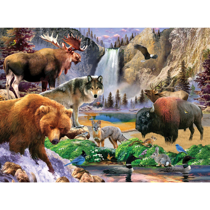 Wildlife of Yellowstone National Park - 100 Piece Jigsaw Puzzle - Just $12.99! Shop now at Retro Gaming of Denver