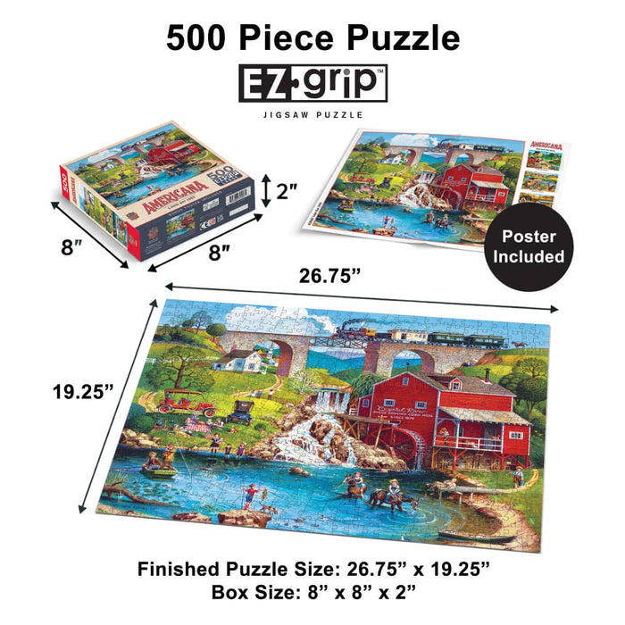 Americana - Labor Day 1909 500 Piece EZ Grip Jigsaw Puzzle - for just $14.99! 