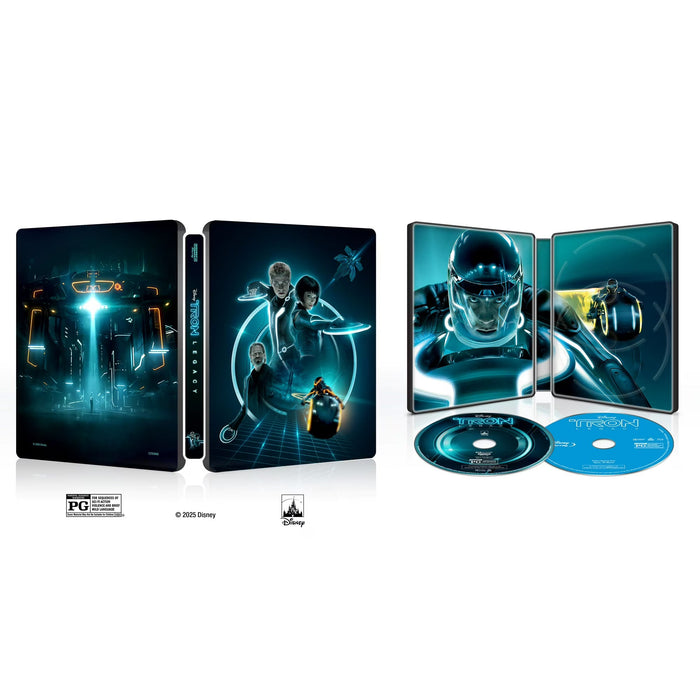 Tron Legacy - Limited Edition Steelbook (4K Ultra HD + Blu-ray + Digital) - for just $54.99! 