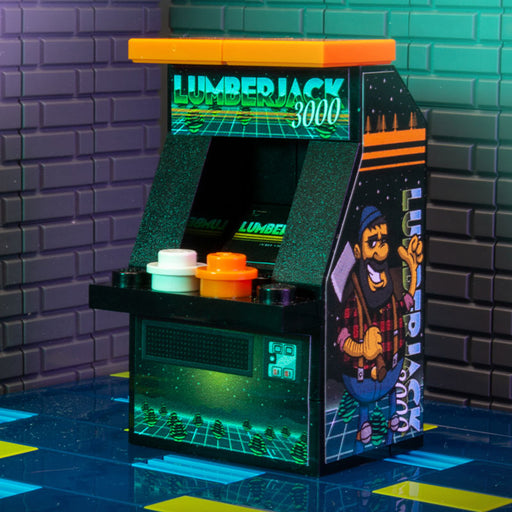 Lumberjack 3000 - Custom Arcade Machine - Premium Custom LEGO Kit - Just $9.99! Shop now at Retro Gaming of Denver