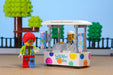 Brickin' Dots Ice Cream Food Stand made using LEGO parts - B3 Customs - Just $24.99! Shop now at Retro Gaming of Denver