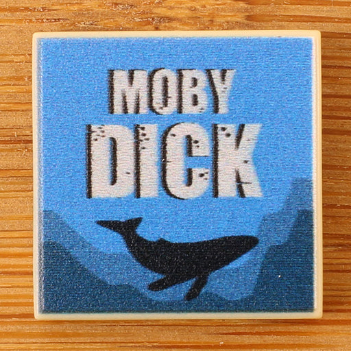 Moby Dick - Custom Book (2x2 Tile) - Premium Custom LEGO Parts - Just $1.50! Shop now at Retro Gaming of Denver